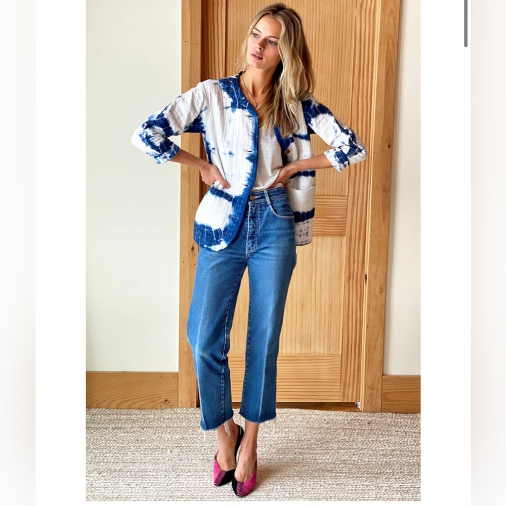 Emerson Fry India Collection Indigo Organic Jacket